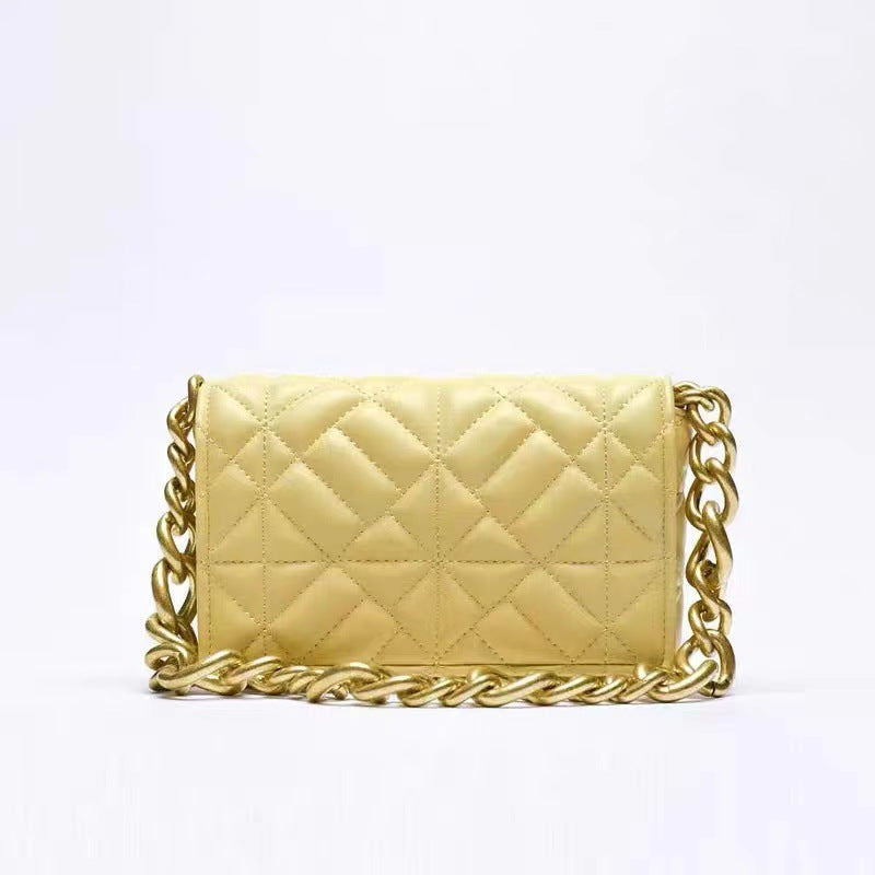 1637 Plaid Flap Small Chain Bag