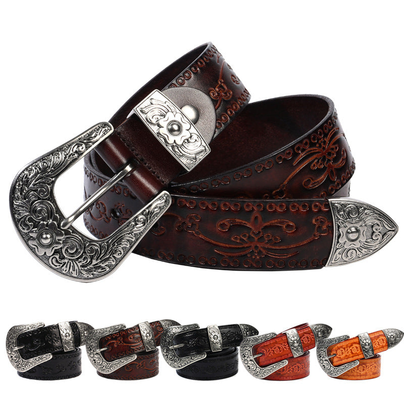 1366 women genuine leather belt