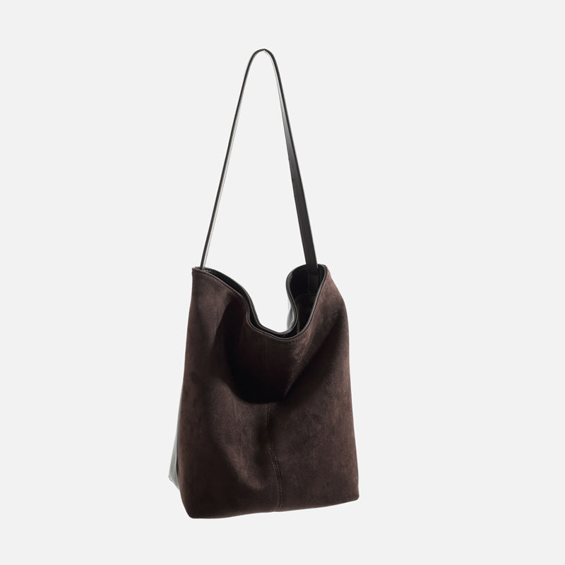 1667 suede leather handbag