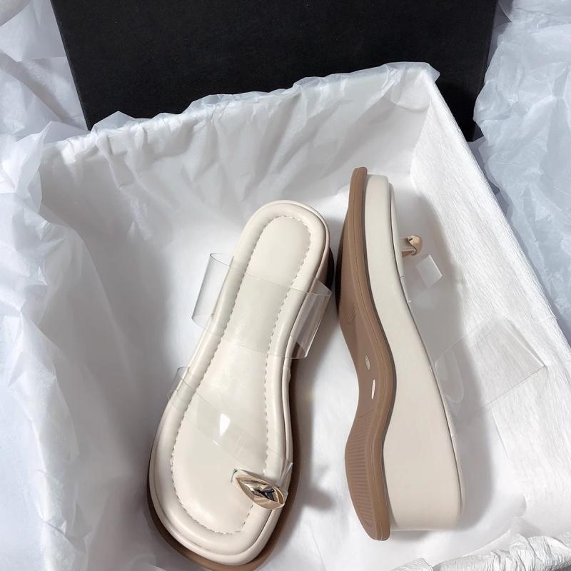 2122 transparent plastic summer slides