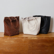 2683 woven leather women's handbag