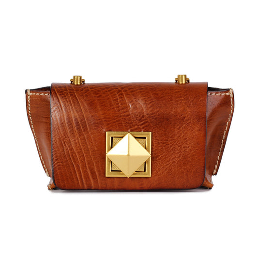 1630 Vintage Chain Crossbody Bag Rivet Small Shoulder Bag