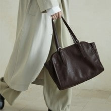 2602 Large casual genuine leather handbag