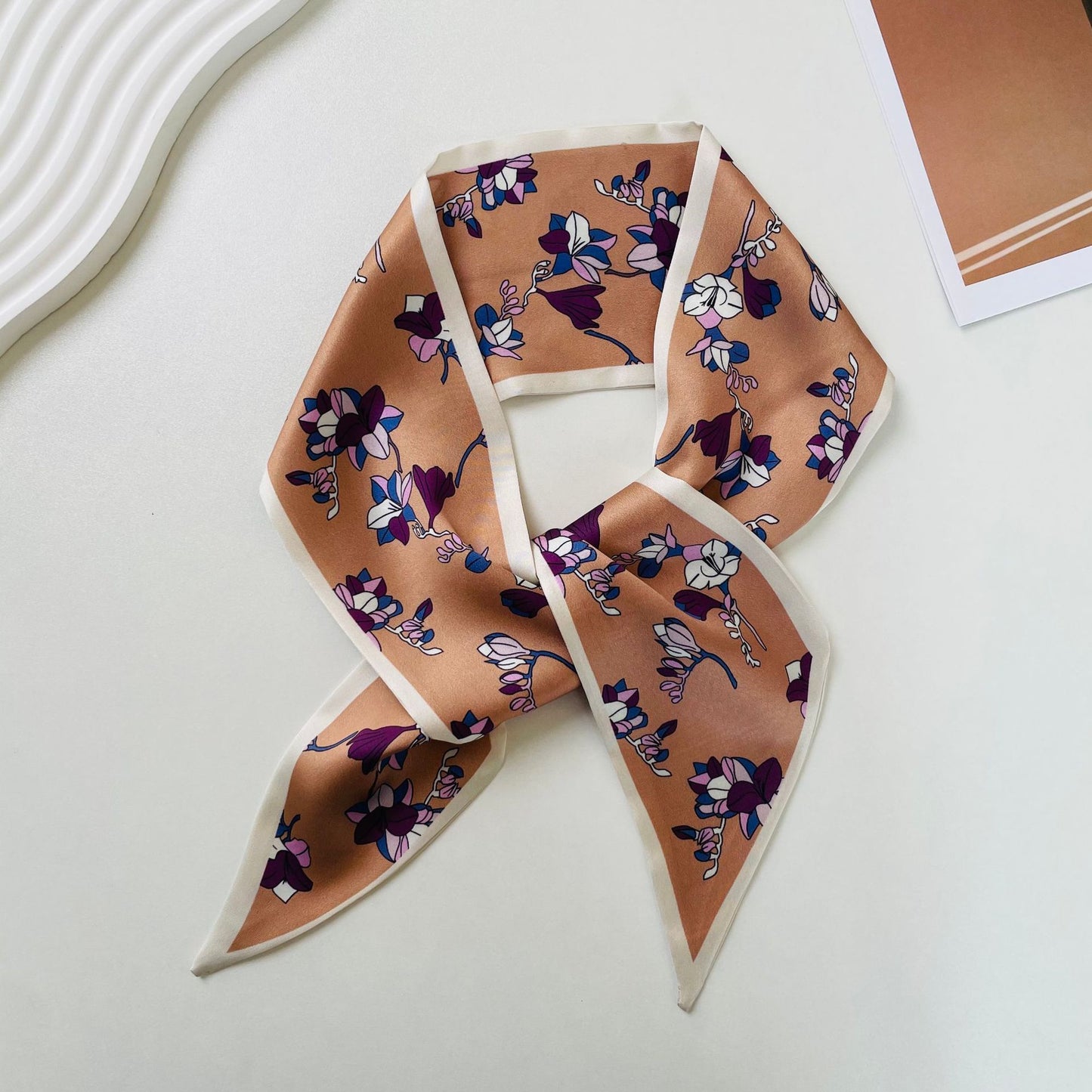 2149 imitation silk twilly long ribbon