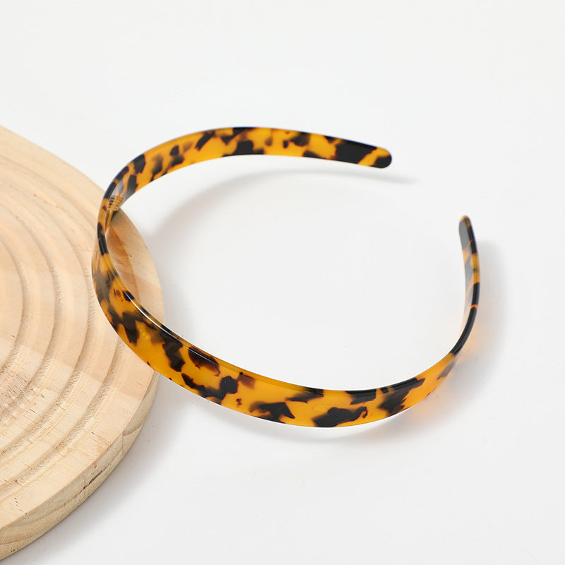 2115 leopard headband resin hair accessory