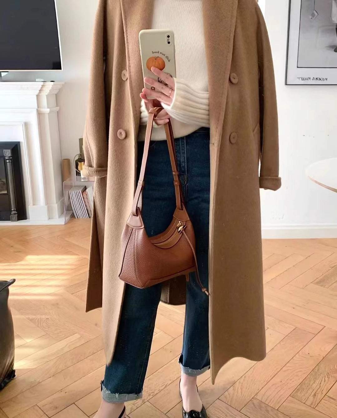 2219 mini baguette crossbody bag