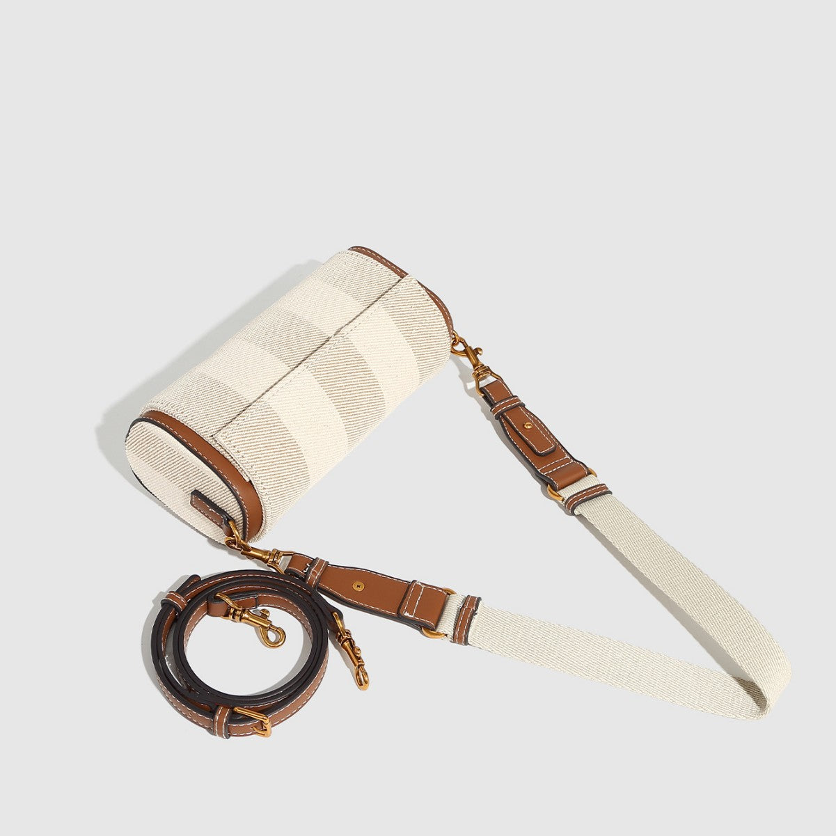 1544 small flap plaid crossbody bag