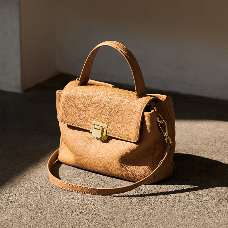 1754 cow skin casual handbag