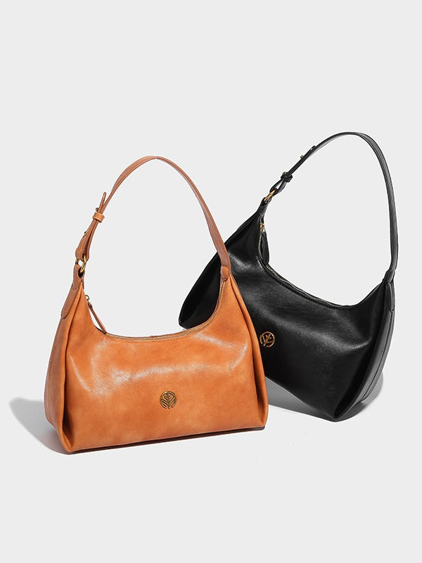 1552 Women Handbag Genuine Leather Vintage Shoulder Bag