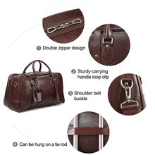 2458 High-end cowhide large travel bag