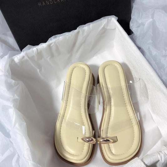 2122 transparent plastic summer slides