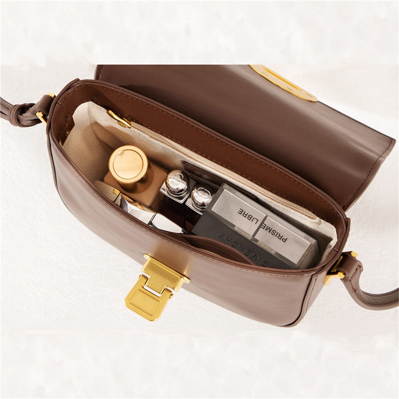 1726 round vintage saddle crossbody bag