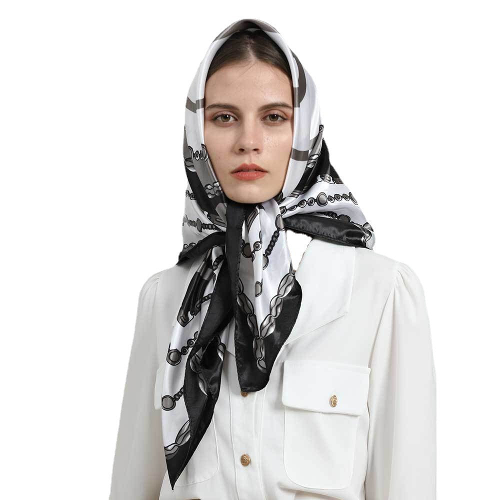 2337 90*90cm imitaiton silk shawl