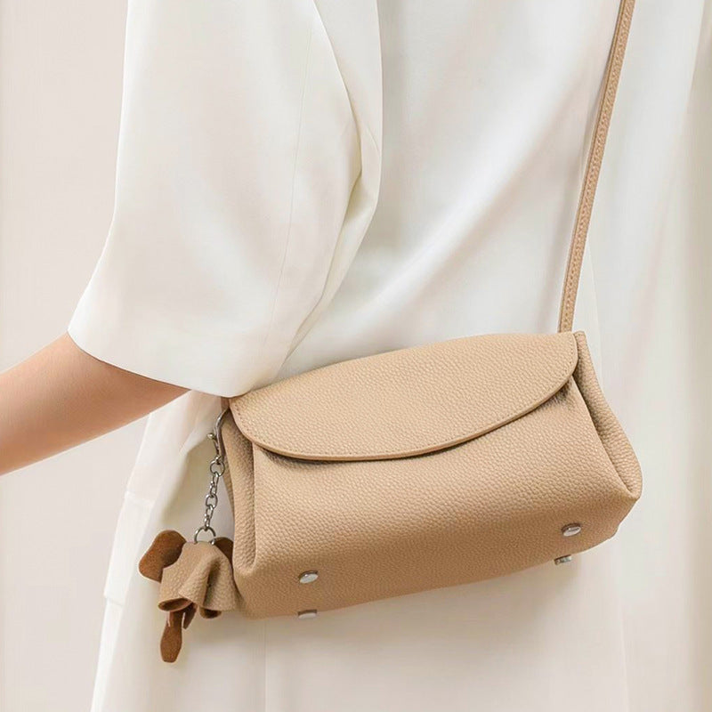 1609 genuine leather crossbody bag for women
