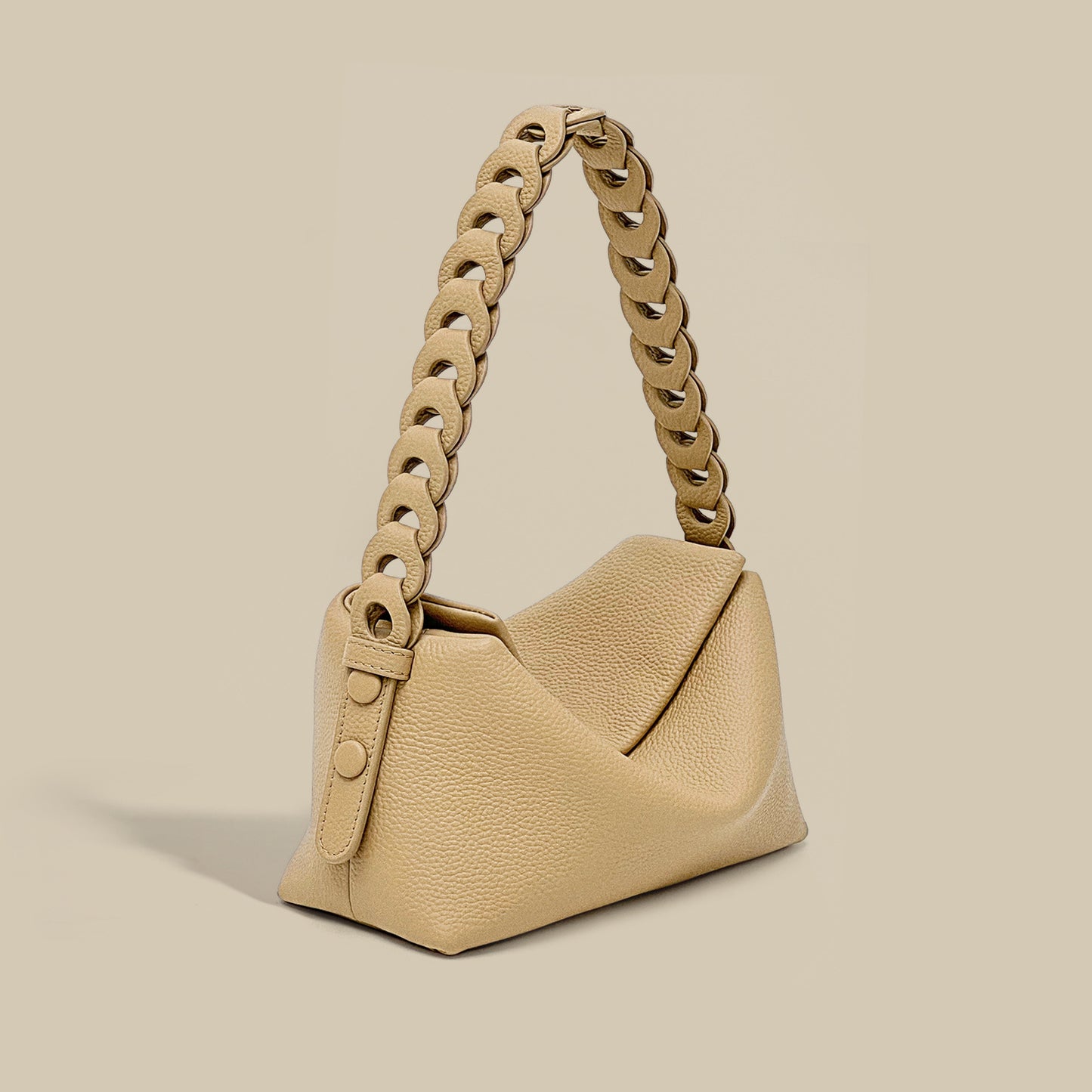1846 cowhide weave shoulder bag