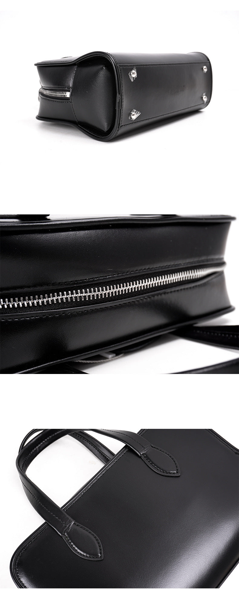 1730 genuine leather boston ol handbag