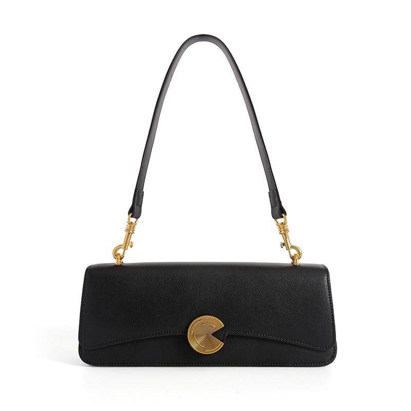 1753 flap baguette shoulder bag
