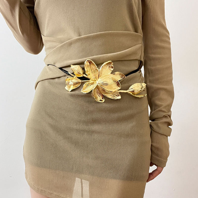2325 fashion flower shape ceinture