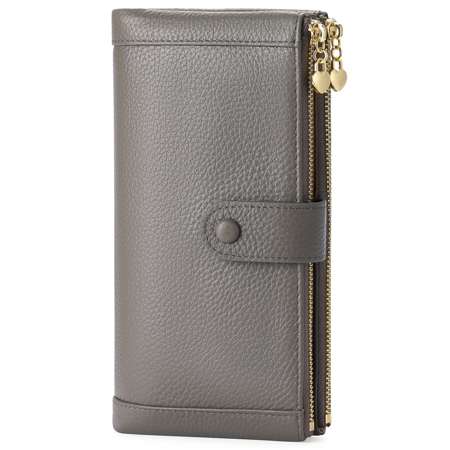 652 double zip long purse