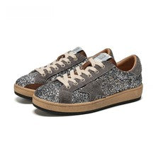 2684 vintage style glitter sneaker