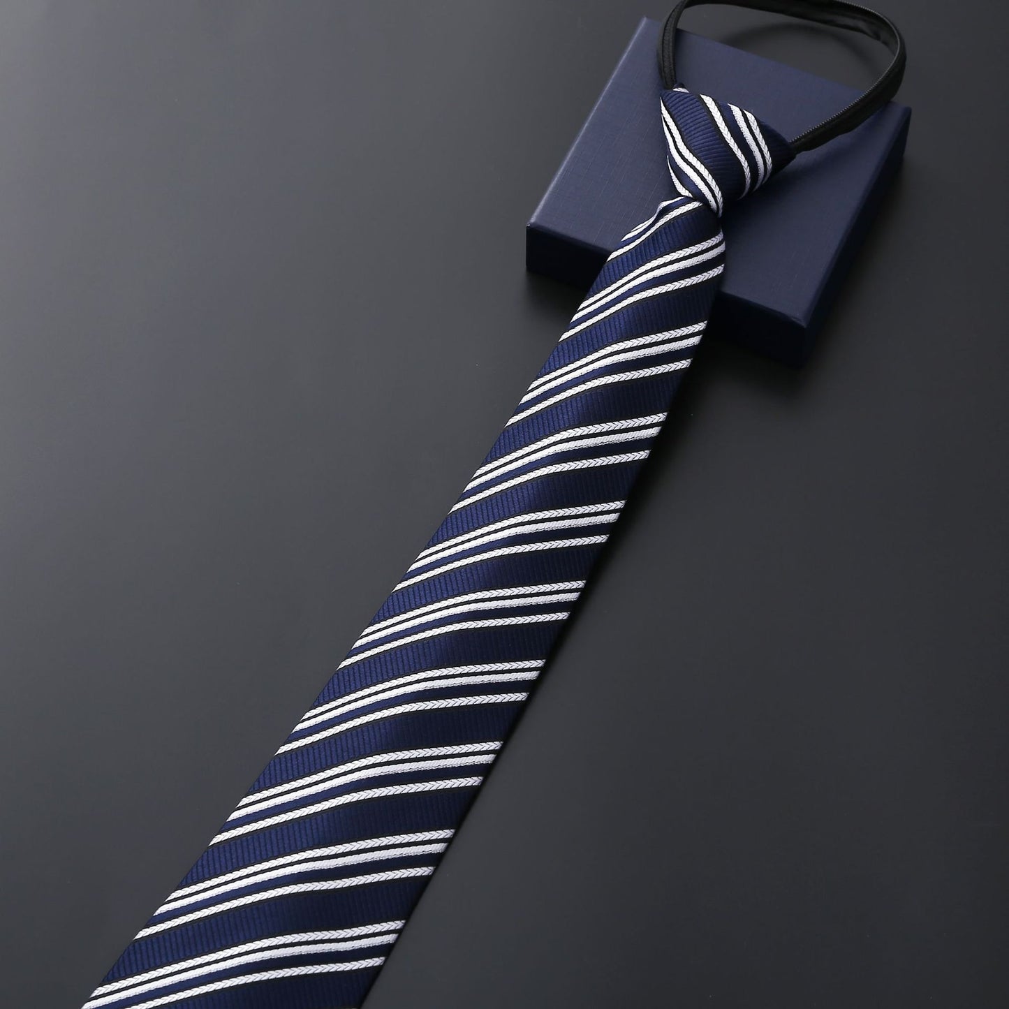 1858  stripe necktie