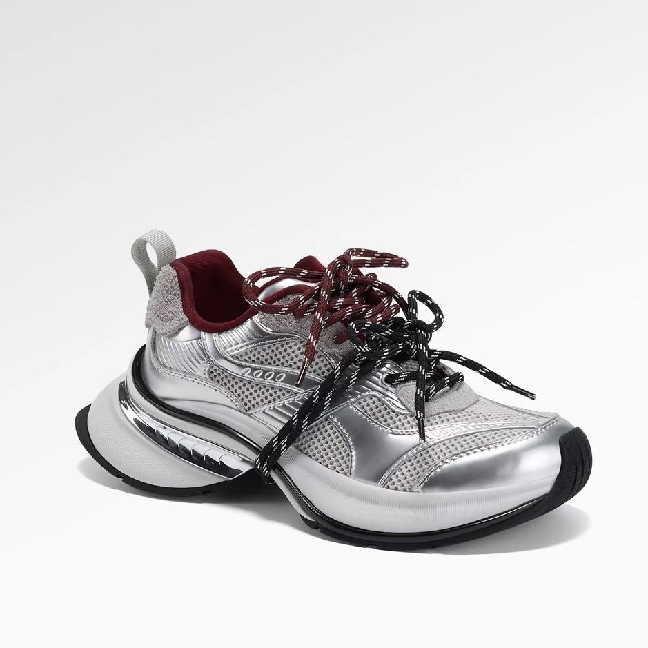 1303 trendy leather sport sneaker