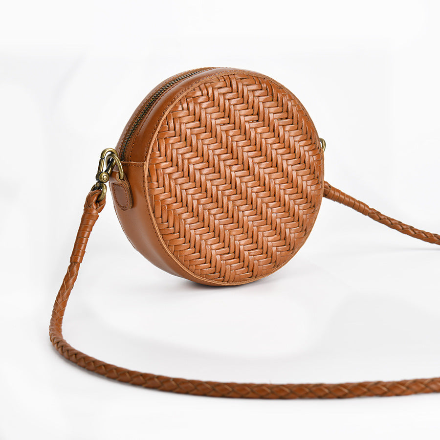 1394 casual round crossbody bag