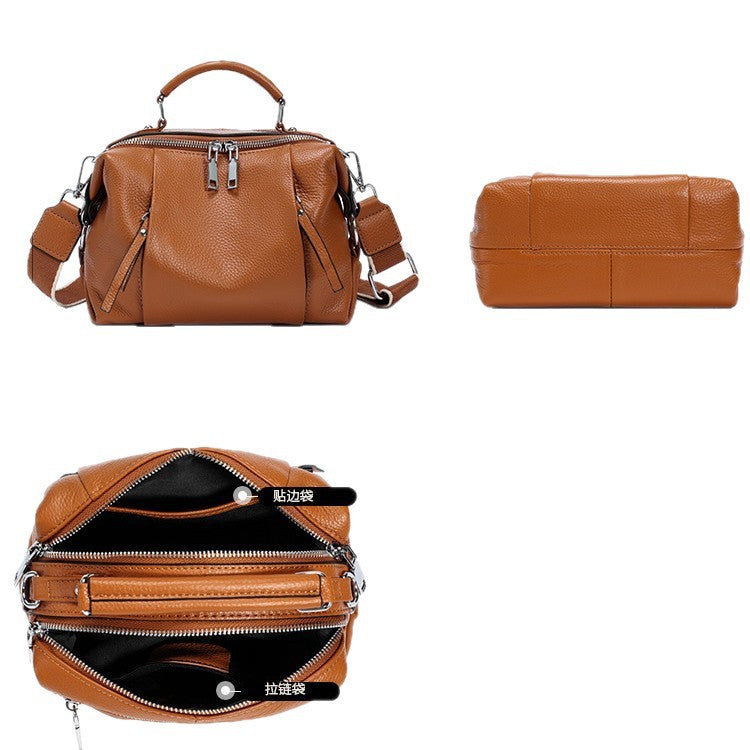 4273 genuine leather women handbag