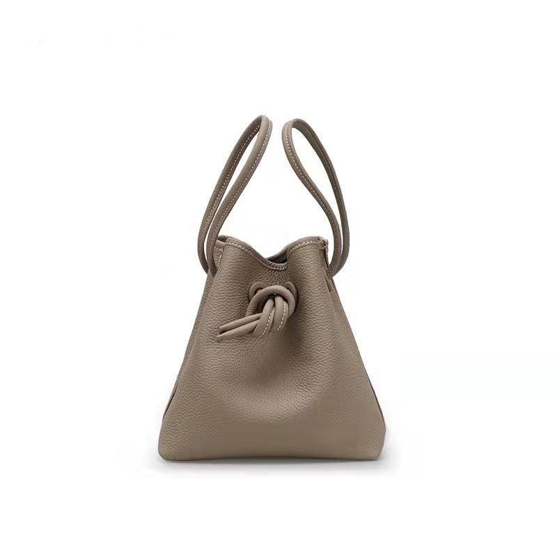 1899 leather bucket handbag