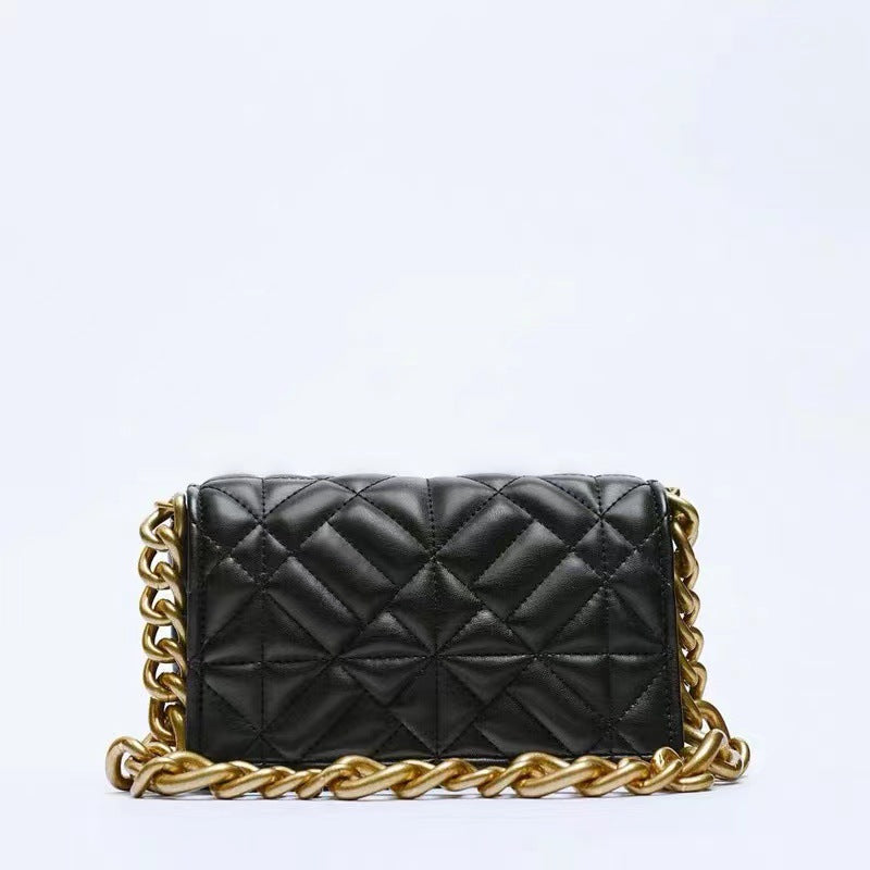 1637 Plaid Flap Small Chain Bag