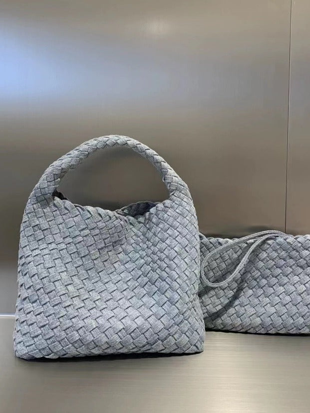 2117 niche style denim kitted bag
