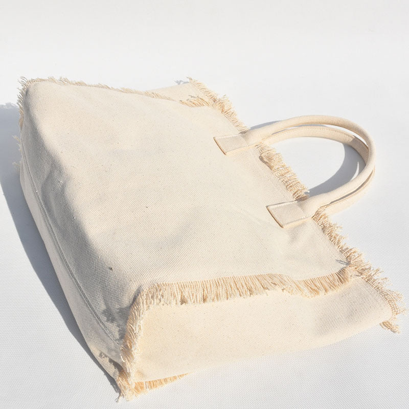 2109 summer beach tassel canvas handbag