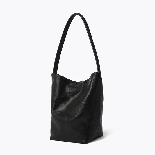 1653 genuine leather large shopping bag