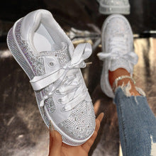 2675 platform sneaker fully rhinestone