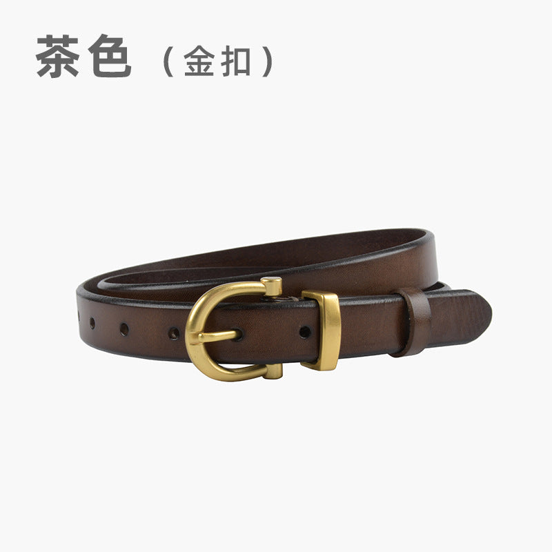 1026 2.3cm wide women belt for jeans