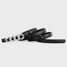 1299 genuine leather women thin belt