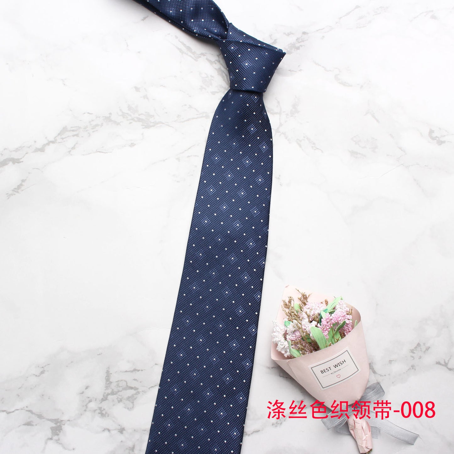 1334 polyester stripe necktie