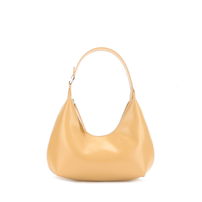 1756 patent leather half moon hobo handbag
