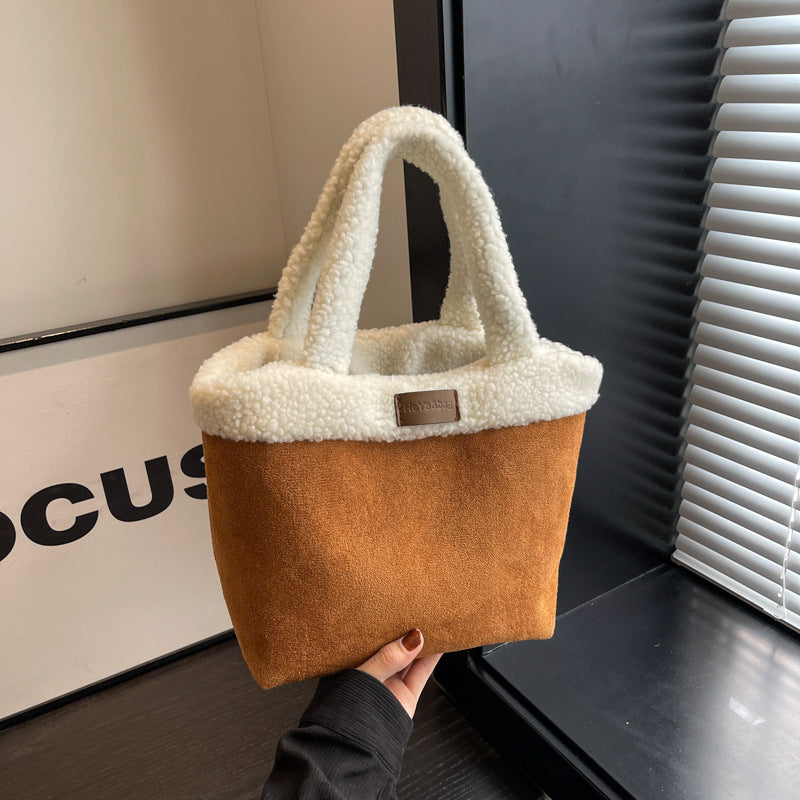 1917 lamb wool reversible totes