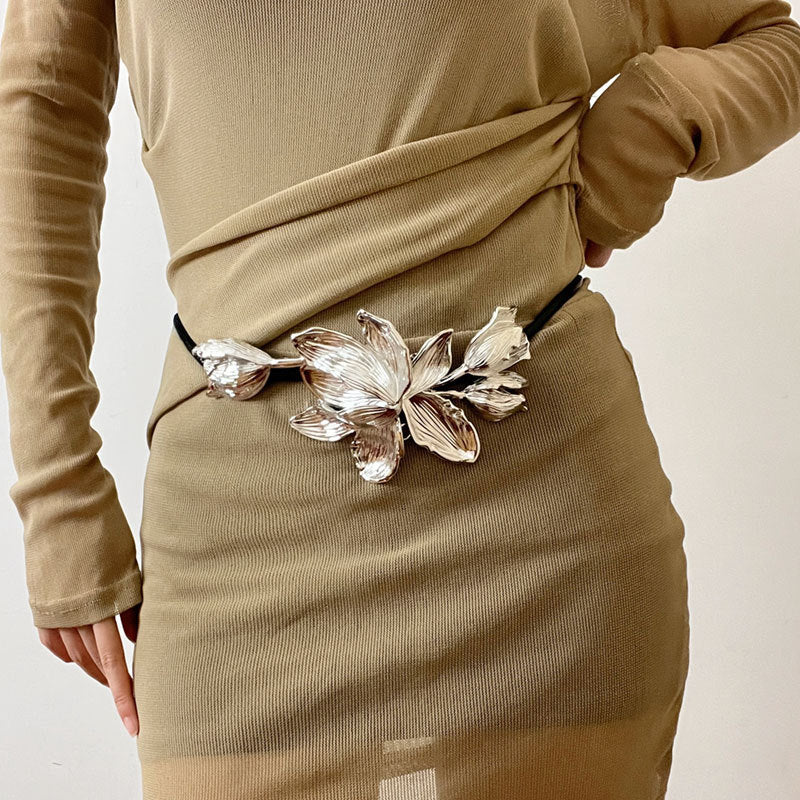 2325 fashion flower shape ceinture