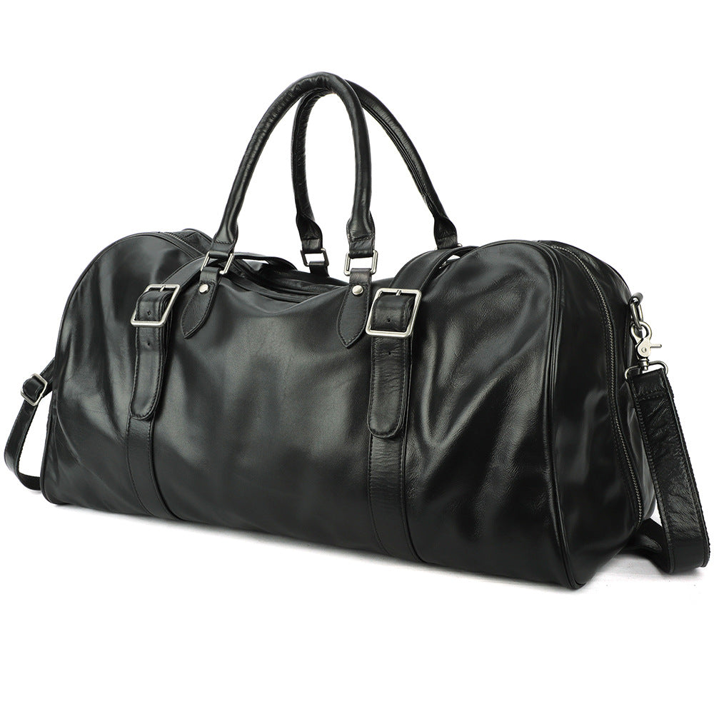 1490 large cow leather travel duffle