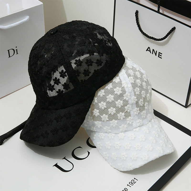 1227 flower lace fashion baseball cap
