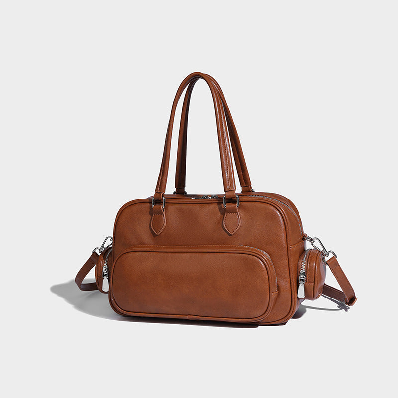 1871 bowling leather handbag