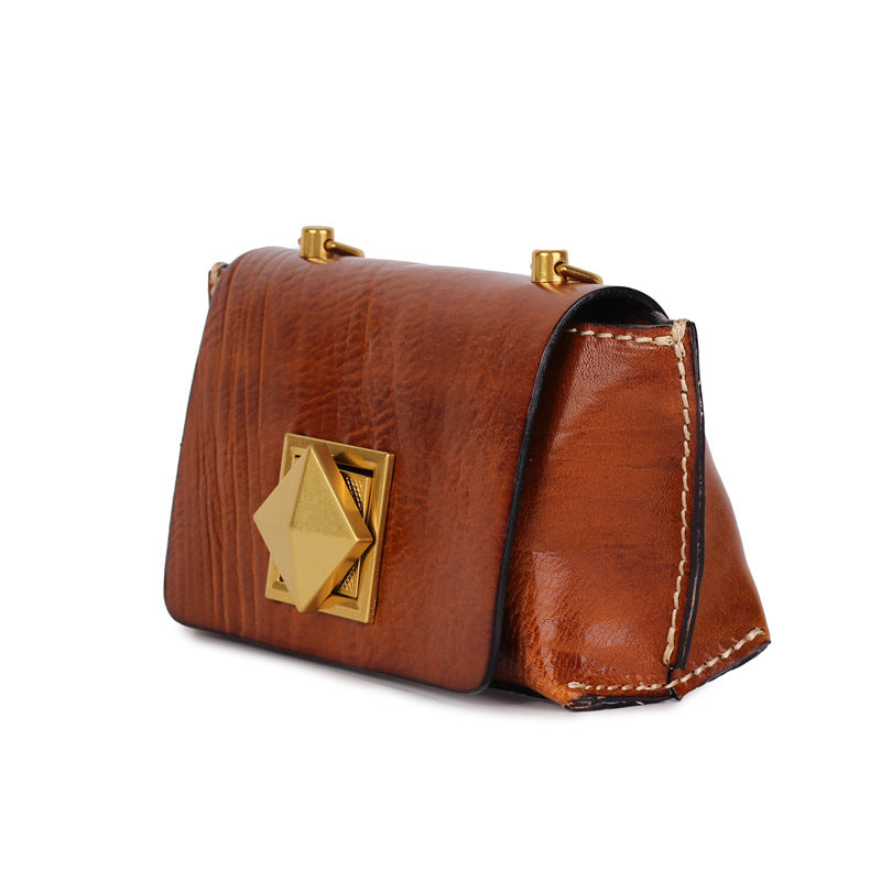 1630 Vintage Chain Crossbody Bag Rivet Small Shoulder Bag