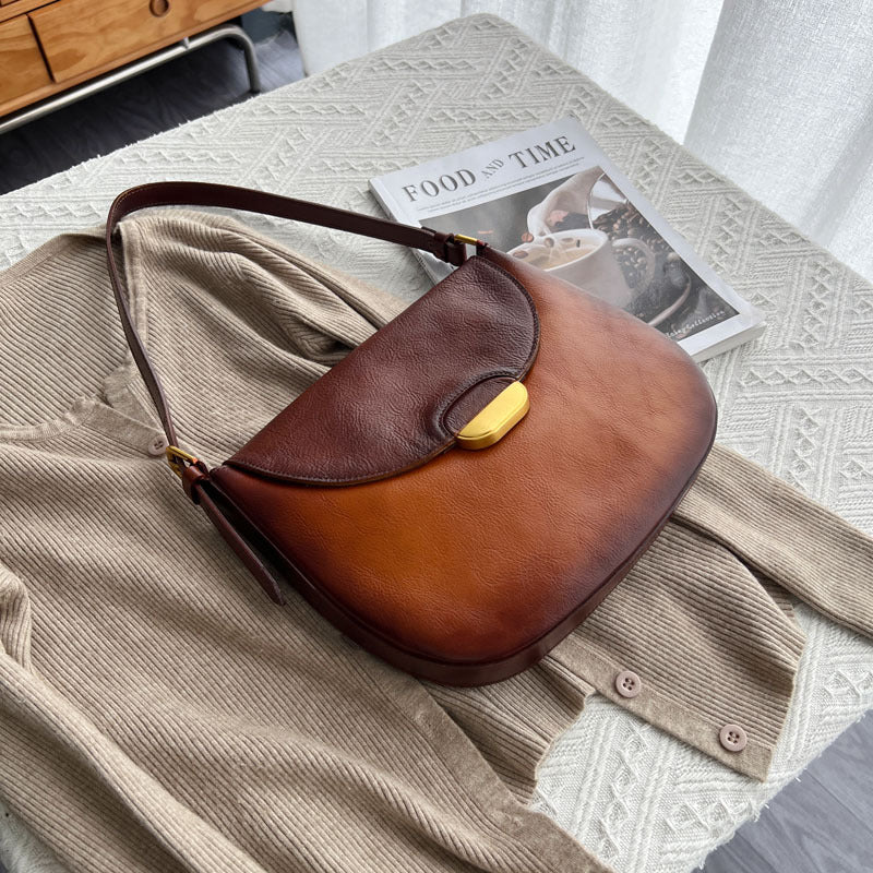 1612 Women's stylish leather handbag