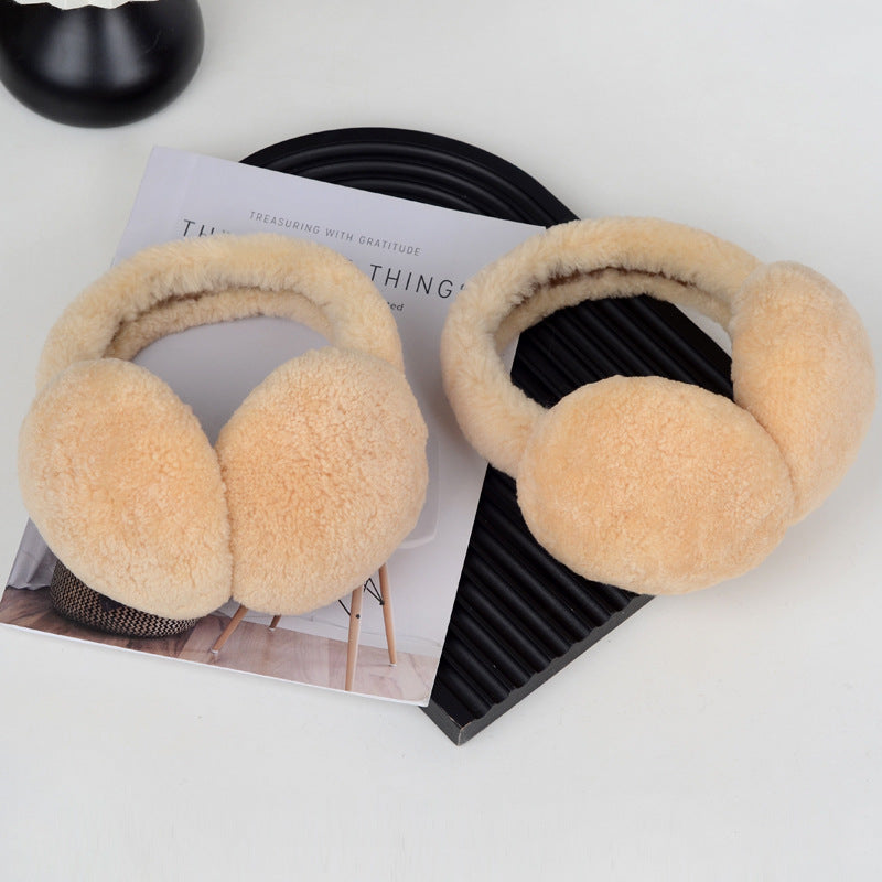 3417 fashion shearling earmuffs