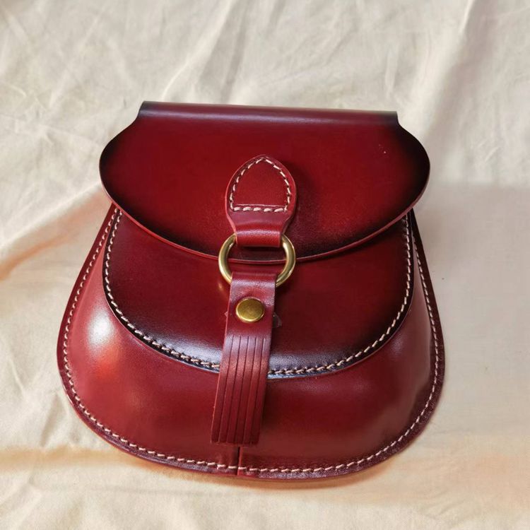 1732 handmade women saddle crossbody bag