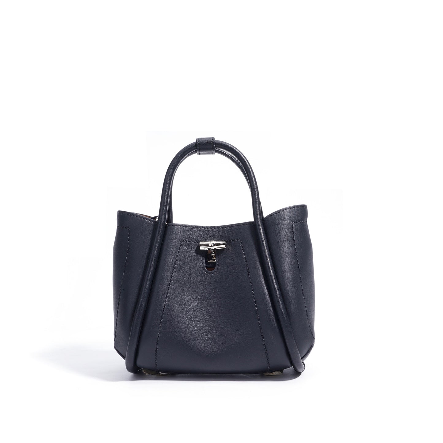 2328 cowhide leather small handbag