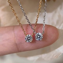 2769 925silver moissanite necklace