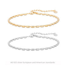 2702 925silver bead chain bracelet